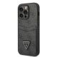 LICENSED GUESS GUESS Futrola za iPhone 14 Pro 4G DOUBLE CARD TRIANGLE BLACK - GUHCP14LP4TPK