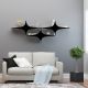 HANAH HOME Zidna polica Susen 3, crna - 775DCM1834