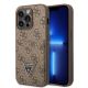 LICENSED GUESS GUESS Futrola za iPhone 14 Pro 4G DOUBLE CARD TRIANGLE BROWN - GUHCP14LP4TPW