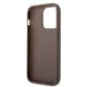 LICENSED GUESS GUESS Futrola za iPhone 14 Pro 4G DOUBLE CARD TRIANGLE BROWN - GUHCP14LP4TPW