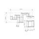HANAH HOME Zidna polica Follow, antracit - 776HMS1706