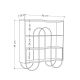 HANAH HOME Komoda Norfolk Console, bela - 776HMS2501