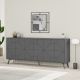 HANAH HOME Komoda Dune, antracit - 776HMS2508