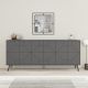 HANAH HOME Komoda Dune, antracit - 776HMS2508