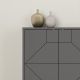 HANAH HOME Komoda Dune, antracit - 776HMS2508