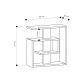 HANAH HOME Klub sto Saly, bela - 776HMS2805