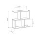 HANAH HOME Konzolni sto Homemania, crna - EP3058156