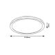 Rabalux Spoljna plafonska rasveta Inverness LED 15W crna (7774) - 7774
