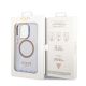 LICENSED GUESS GUESS Futrola za iPhone 14 Pro GOLD OUTLINE TRANSLUCENT PURPLE MagSafe - GUHMP14LHTCMU