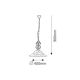 Rabalux Luster Dorothea E27 1x MAX 60W mat crno (7776) - 7776