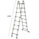 Duple Aluminijumske Teleskopske Merdevine 2,8+2,8 - 777