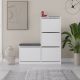 HANAH HOME Cipelarnik Dude, bela - 779HMS4115