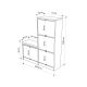 HANAH HOME Cipelarnik Dude, bela - 779HMS4115