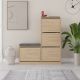 HANAH HOME Cipelarnik Dude, krem - 779HMS4116