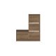 HANAH HOME Cipelarnik Dude, braon - 779HMS4117