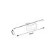Rabalux Rasveta za slike Gaten LED 8W crna (78001) - 78001-1