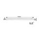 Rabalux T5&T8 svetiljke -strele Greg LED 4W crna (78003) - 78003