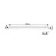 Rabalux T5&T8 svetiljke -strele Greg LED 9W crna (78004) - 78004