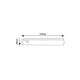 Rabalux T5&T8 svetiljke -strele Duddu LED 17W bela (78027) - 78027