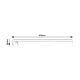 Rabalux T5&T8 svetiljke -strele Duddu LED 20W crna (78030) - 78030