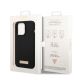 LICENSED GUESS GUESS Futrola za iPhone 14 Pro Max LIQ. SILICONE LOGO PLATE BLACK MagSafe - GUHMP14XSBPLK