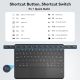 Tastatura Coteci Universal 64015 Wireless touchpad bela - EP3055720