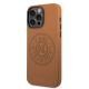 LICENSED KARL LAGERFELD Karl Lagerfeld Futrola za iPhone 14 Pro Max PU LEATHER PERFORATED LOGO CAMEL - KLHCP14XFWHC