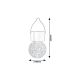Rabalux Solarna rasveta Yola LED 006W brušeni hrom (7850) - 7850
