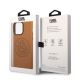 LICENSED KARL LAGERFELD Karl Lagerfeld Futrola za iPhone 14 Pro Max PU LEATHER PERFORATED LOGO CAMEL - KLHCP14XFWHC