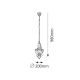 Rabalux Luster Enna E14 1x MAX 40W crna (7869) - 7869