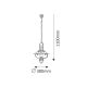 Rabalux Luster Enna E27 1x MAX 60W crna (7870) - 7870