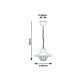 Rabalux Spoljna visilice Almada E27 1x MAX 10W braon (7885) - 7885