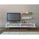 HANAH HOME TV komoda Ayaz, bela/braon - 788DEC3031