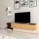 HANAH HOME TV komoda Liza, svetlobraon/bela - 788DEC3052
