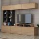 HANAH HOME TV komoda Sasa, braon/crna - 788DEC3088