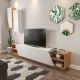 HANAH HOME TV komoda Zebra, bela/braon - 788DEC3089