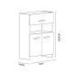 HANAH HOME Kuhinjska komoda Anı, bela - 788DEC3902