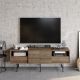 HANAH HOME TV komoda Derin, braon/crna - 788DEC4010