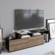 HANAH HOME TV komoda Nexera, braon/crna - 788DEC4034