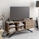HANAH HOME TV komoda North, crna/braon - 788DEC4036