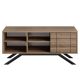 HANAH HOME TV komoda North, crna/braon - 788DEC4036