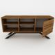 HANAH HOME TV komoda North, crna/braon - 788DEC4036