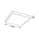 Rabalux Spoljna plafonska rasveta Tartu LED 24W mat belo (7896) - 7896