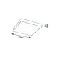Rabalux Spoljna plafonska rasveta Tartu LED 18W mat crno (7899) - 7899