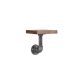HANAH HOME Zidna polica Boruraf005, braon - 792EVL1696