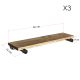 HANAH HOME Zidna polica Boruraf087, braon - 792EVL1840