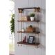 HANAH HOME Zidna polica Gar005, braon - 792EVL2667