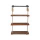 HANAH HOME Zidna polica Gar005, braon - 792EVL2667