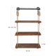 HANAH HOME Zidna polica Gar005, braon - 792EVL2667