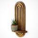 HANAH HOME Zidna polica Raf269, braon - 792EVL9070